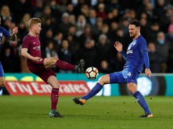Gol De Bruyne dan Sterling Antar City ke Babak Kelima
