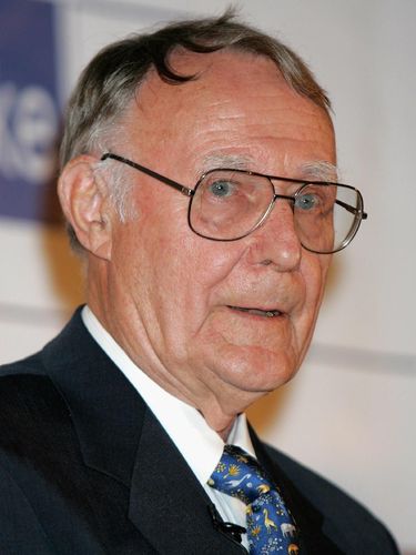 LONDON - MAY 12:  Ingvar Kamprad, founder of IKEA, is seen after being presented the Lifetime Achievment Award by Princess Victoria of Sweden at the Swedish Chamber of Commerce Centenery Celebrations on May 12, 2006 in London, England. (Photo by Chris Jackson/Getty Images)