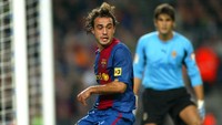 Santi Ezquerro mengenakan nomor punggung 14 di musim 2005/2006. Setelah itu, dia harus merelakan nomor itu ke Henry. (Foto: Bagu Blanco/Getty Images)