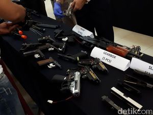 Polisi Usut Motif Pengiriman 109 Airsoft Gun dari Hong Kong