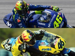 Tes di Sepang, Rossi Pakai Helm Kejayaan 20 Tahun Lalu