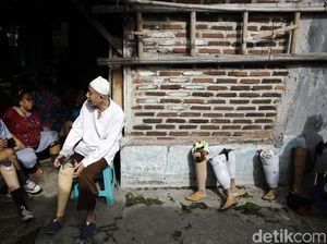 Foto: Keseharian Warga Kampung Kusta di Tangerang Foto: Keseharian Warga Kampung Kusta di Tangerang