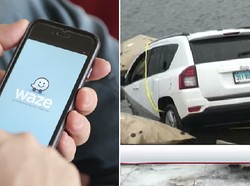 Ikuti GPS, Mobil ini Nyasar ke Danau