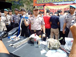 28 Orang Geng Pelajar SMA di Yogya Diringkus Polisi