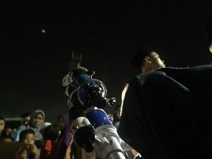 Tertutup Awan, Penampakan Gerhana Bulan di Medan Tak Sempurna