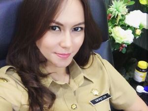 Gaya Olahraga Victorine Lengkong, PNS Cantik dari Bitung yang Viral