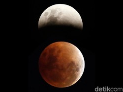 Gerhana Bulan Total Petang Ini, Catat Waktu Persisnya!