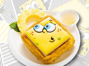 Yuk, Intip Menu Unik Bertema SpongeBob di Restoran Dimsum Ini!
