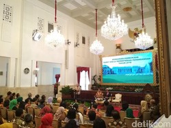 Jokowi Buka Raker Kemendag 2018 di Istana
