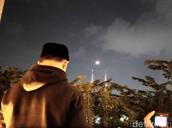 Super Blue Blood Moon, Selawat Bergema dari Istiqlal