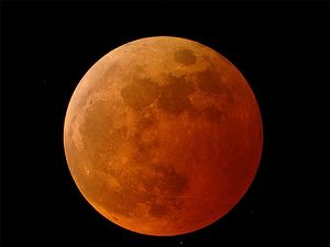 #SuperBlueBloodMoon Hebohkan Jagat Maya
