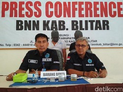 Jaringan Pengedar Sabu Empat Kota Berhasil Dibongkar BNNK Blitar