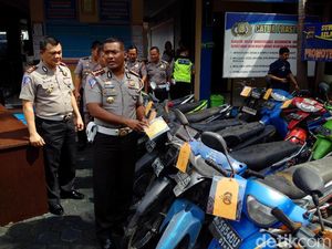 Puluhan Motor Hasil Razia Tak Diambil Pemiliknya di Yogya Puluhan Motor Hasil Razia Tak Diambil Pemiliknya di Yogya
