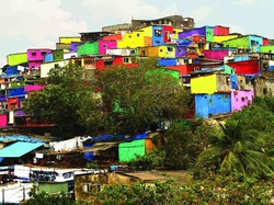 Dulunya Kumuh, Desa di Mumbai Ini Jadi Warna-warni