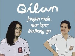Kaesang dan Gibran Ketularan Meme Dilan