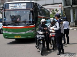 Ada 643 Pemotor yang Melanggar di Jalur Khusus Thamrin Selama 3 Hari
