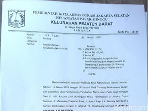 Warga Mulai Terima Surat Edaran Pergantian Nama Jl AH Nasution Warga Mulai Terima Surat Edaran Pergantian Nama Jl AH Nasution