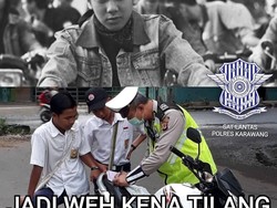 Dilan-Effect dan Meme Tertib Lalin Satlantas Polres Karawang