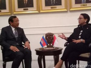 Menlu RI-Menlu Kamboja Bertemu Bahas Penguatan Kerja Sama