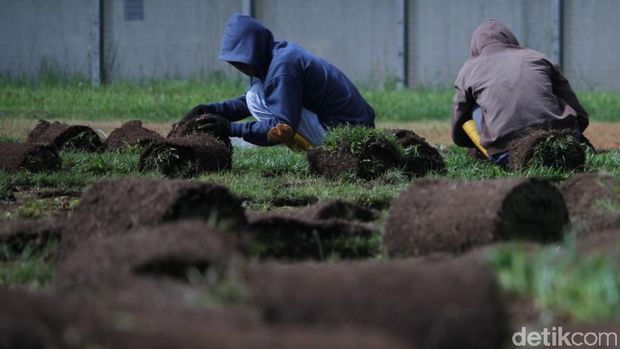 Proses Renovasi Stadion Si Jalak Harupat Berjalan Sesuai Jadwal