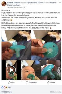 Ide 'DIY Teether' Ibu Ini Jadi Viral, Gimana Menurut Bunda?