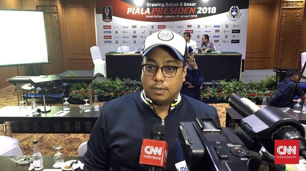 Manajer Persebaya Surabaya Chairul Basalamah mengaku antusias timnya bersua Persebaya Surabaya di Piala Presiden 2018. (