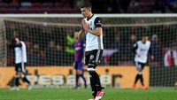 Sebaliknya, Valencia harus menang dengan selisih minimal dua gol di Mestalla untuk lolos ke final. Foto: Albert Gea/Reuters
