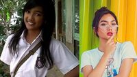 Mengintip Foto Masa Kecil Si Seksi Marion Jola
