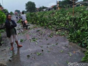 Puting Beliung Porak Porandakan Rumah Warga di Brebes