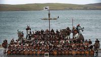 Foto: Serunya Perayaan Viking di Skotlandia