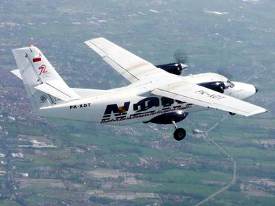 Gagah! N219 Terbang di Langit Jawa Barat