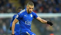 Di hari terakhir bursa transfer musim panas 2016, Islam Slimani direkrut Leicester City dari Sporting Lisbon. Transfer 28-30 juta pound sterling membuatnya jadi rekrutan termahal The Foxes. (Foto: Tony Marshall/Getty Images)