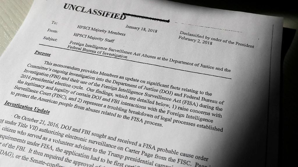 Deretan Pejabat AS yang Disudutkan Memo Rahasia yang Diungkap Trump Deretan Pejabat AS yang Disudutkan Memo Rahasia yang Diungkap Trump