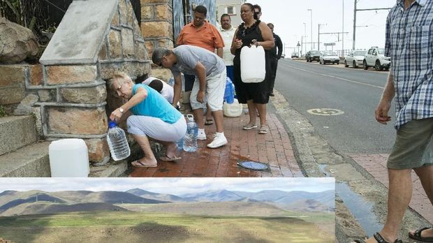 Kekeringan di Cape Town, Afrika Selatan.