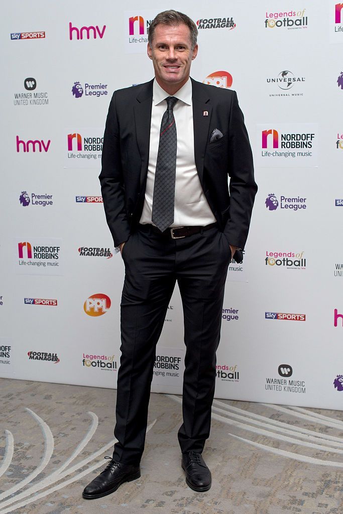 LONDON, ENGLAND - OCTOBER 05:  Jamie Carragher attends the 21st Legends of football event to celebrate 25 seasons of the Premier League and raise money for music therapy charity Nordoff Robbins at The Grosvenor House Hotel on October 5, 2016 in London, England.  (Photo by Ben A. Pruchnie/Getty Images for Premier League)