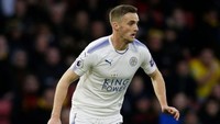 Andy King. Leicester juga meminjamkan King ke Swansea City menjelang berakhirnya bursa transfer musim dingin. Akhir pekan ini bukan tak mungkin debutnya untuk Swansea dijalani menghadapi Leicester. (Foto: Henry Browne/Getty Images)
