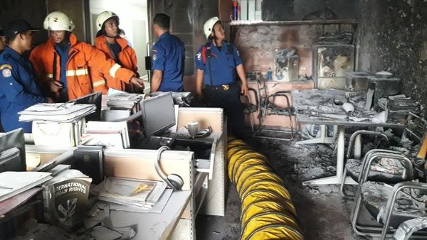 Potret Ruangan di Gedung DPR yang Hangus Terbakar