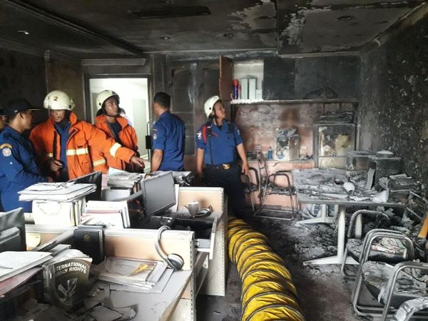 Potret Ruangan di Gedung DPR yang Hangus Terbakar