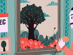 Dari Jendela di Cuaca yang Sempurna