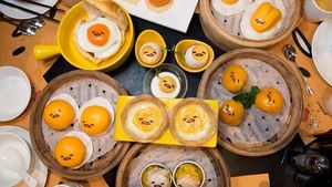Bikin Gemes! 10 Tampilan Makanan Bertema si Telur Pemalas di Kafe Gudetama