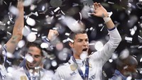 Menjadi klub paling sukses di Liga Champions, Real Madrid berada di urutan tujuh daftar ini. El Real total telah memenangi 90 gelar. (AFP PHOTO / Filippo MONTEFORTE)
