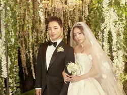 Nikahi Taeyang Bigbang, Min Hyo Rin Menawan Bergaun Oscar de la Renta