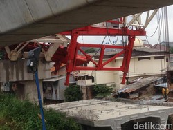 Crane Ambruk di Jatinegara, Pekerja Sebut Baut Bermasalah