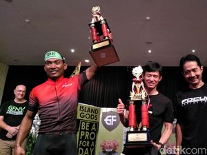 Mekanik Asal Semarang Juwanto Juarai Kelompok Putra GFNY Bali 2018