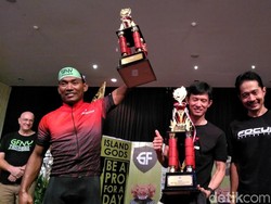 Mekanik Asal Semarang Juwanto Juarai Kelompok Putra GFNY Bali 2018