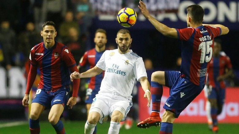 Madrid Diimbangi Levante 2-2 Madrid Diimbangi Levante 2-2