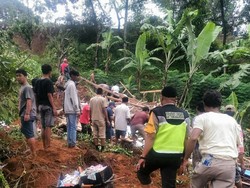 1 Korban Longsor di Cijeruk Ditemukan Meninggal Dunia
