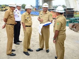 Sempat Mangkrak, Proyek Jembatan Siak Sepanjang 834 Meter Dilanjutkan