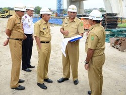 Sempat Mangkrak, Proyek Jembatan Siak Sepanjang 834 Meter Dilanjutkan