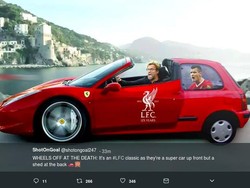 Dua gol Mohamed Salah tak mampu memenangkan Liverpool di Anfield, Minggu (4/2/2018). Lini belakang pun menjadi sorotan lagi. (Foto: dok.Twitter)